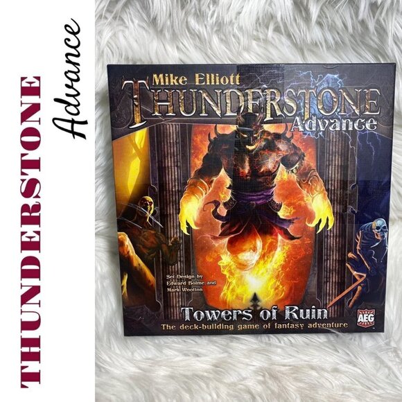 THUNDERSTONE ADVANCE TOWERS OF RUIN MIKE ELLIOTT AEG 2012 Deck Building Game - Picture 10 of 10